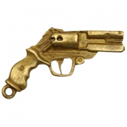 Colgantes metálicos TQ revolver bronce viejo (sin níquel)