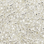 Abalorios Miyuki Delica's 11/0 Silverlined crystal DB-41