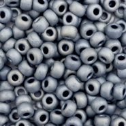 Miyuki Rocalla 6/0 Metallic matte silver gray 6-2002