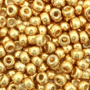 Miyuki Rocalla 6/0 Duracoat galvanized gold 6-4202