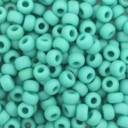 Miyuki Rocalla 6/0 Opaque matte turquoise green 6-412f