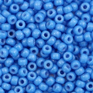 Miyuki Rocalla 8/0 Duracoat opaque delphinium blue 8-4484