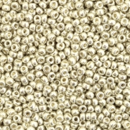 Miyuki Rocalla 11/0 Duracoat galvanized silver 11-4201