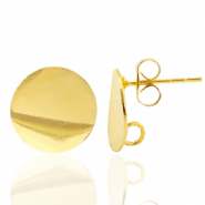 Fornituras metálicas TQ pendiente base 12mm con anilla Dorado