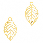 Colgantes Acero Inox hoja Dorado