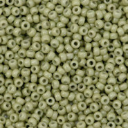 Rocalla Miyuki 11/0 Duracoat opaque cactus green 11-4474