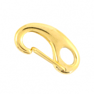 Fornituras Acero inox mosquet&oacute;n 16mm Dorado