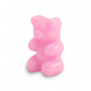 Abalorios de resina oso de goma Rosa hot