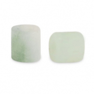 Piedras naturales Serpentina y Mármol disco 4x4mm Verde glaciar