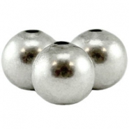 Abalorios metálicos DQ 4mm Plata vieja