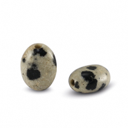 Piedras naturales Jaspe D&aacute;lmata &oacute;valo Greige