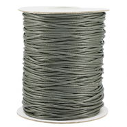Hilo macram&eacute; trenzado 1.5mm Gris oscuro