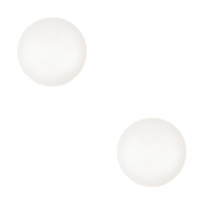 Cabuch&oacute;n Polaris 4mm soft SS16 "Piedra de nacimiento" shiny Abril Blanco