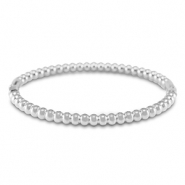 Pulseras Acero Inox Plateado