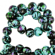 Abalorios de cerámica 8mm Multicolor