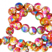 Abalorios de cerámica 6mm Multicolor