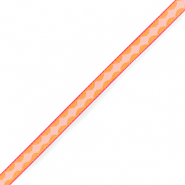 Cinta con texto diamante Naranja-rosa claro
