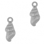 Colgantes Acero Inox bocina Plateado