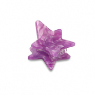 Accesorios pinza para el pelo estrella P&uacute;rpura