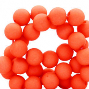 Abalorios acr&iacute;licos 6 mm Rojo