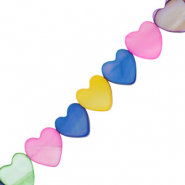 Abalorios conchas corazón Multicolor