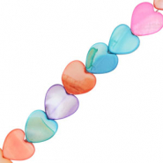 Abalorios conchas corazón Multicolor