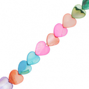 Abalorios conchas corazón Multicolor