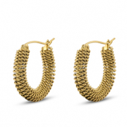 Pendientes Acero Inox Oro