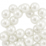 Perlas de cristal 10mm Blanco