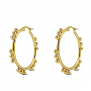 Pendientes Acero Inox criolla Dorado