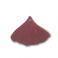 Colgantes acr&iacute;licos hoja Rojo oscuro-marr&oacute;n