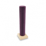 Expositor de joyer&iacute;a para pulseras Natural-morado berenjena