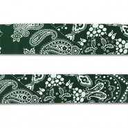 Bandana Verde oscuro-blanco