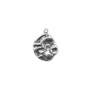 Colgantes Acero Inox redondos Plateado
