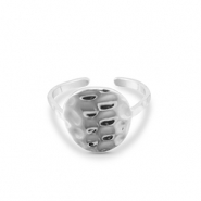 Anillos Acero Inox Plateado