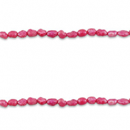 Perlas de agua dulce grano de arroz Rosa