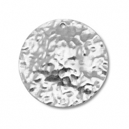 Colgantes Acero Inox redondos Plateado