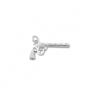 Metal TQ lat&oacute;n colgante rev&oacute;lver Plata