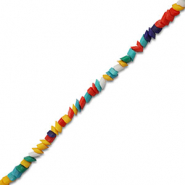 Abalorios de cristal romboides Multicolor