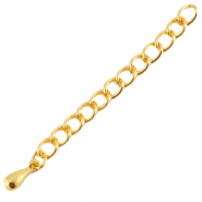 Extensi&oacute;n de cadena met&aacute;lica DQ Dorado (sin n&iacute;quel)