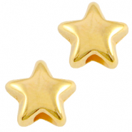 Abalorios met&aacute;licos DQ estrella Dorado (sin n&iacute;quel)