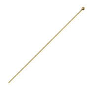 Bast&oacute;n con bola met&aacute;lico DQ 50mm Bronce viejo (sin n&iacute;quel)