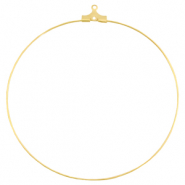 Fornituras metálicas DQ colgante/pendiente criolla 60mm oro (sin níquel)