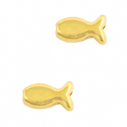 Abalorios met&aacute;licos DQ pez Dorado (sin n&iacute;quel)