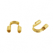 Fornituras metálicas DQ Protector de alambre/ protector de hilo 5mm (Ø0.69mm) oro (sin níquel)
