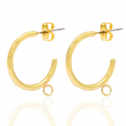Fornituras metálicas DQ criollas 20mm con anilla Oro (sin níquel)
