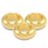 Abalorios met&aacute;licos DQ 9mm Dorado (sin n&iacute;quel)