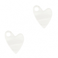 Colgantes Plexx coraz&oacute;n Blanco