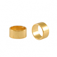 Abalorios met&aacute;licos DQ tubo &Oslash;5mm Dorado (sin n&iacute;quel)