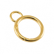 Fornituras met&aacute;licas DQ llavero 24mm con anilla Dorado (sin n&iacute;quel)
